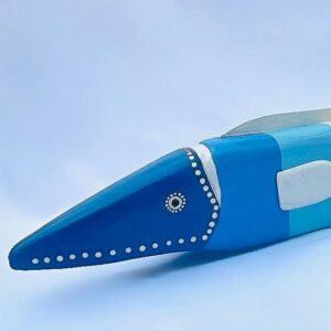 Peixe Artesanal em Madeira – Marés Gays 65x12x10 (CxLxA)